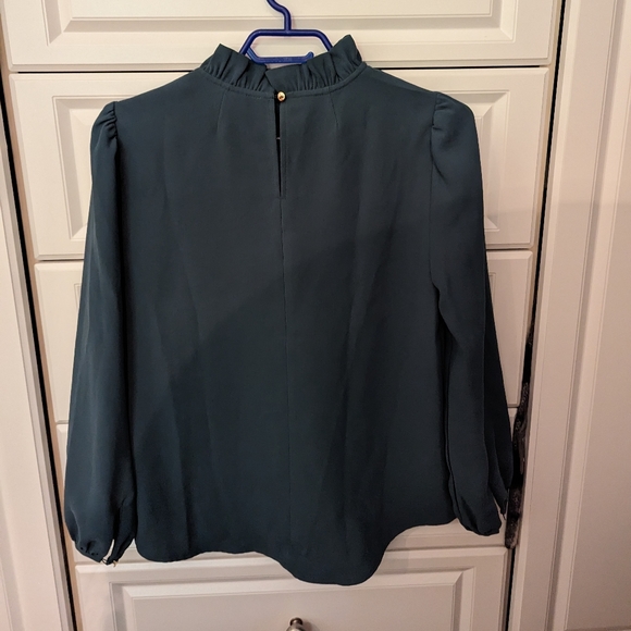 Teal J Crew Shirt - Picture 2 of 9